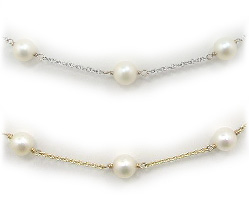 Akoya Pearl Tincup, Akoya Pearl Necklace