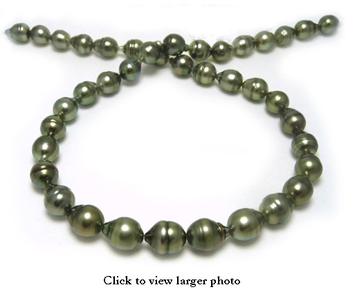 Gray Tahitian Pearl Necklace
