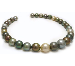 Multicolor Tahitian Pearl Necklace