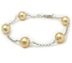 Golden South Sea Pearl Bracelet