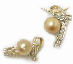Golden South Sea Pearl , Golden South Sea Pearl Pendant