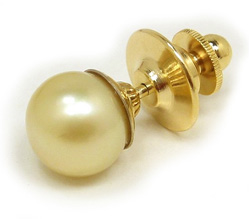 Golden South Sea Pearl Tie Tack