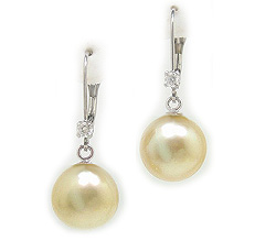 Golden South Sea Pearl Earrings