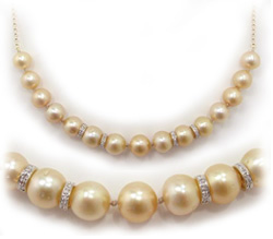 Golden South Sea Pearl Necklace