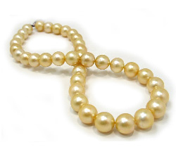 Golden South Sea Pearl Necklace