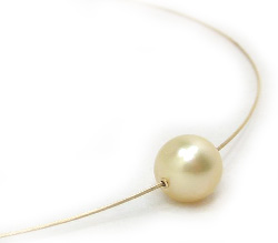 Gold Pearl Necklace