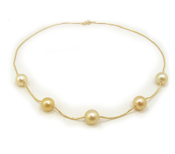 Golden South Sea Pearl Necklace