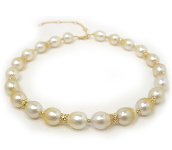 Golden South Sea Pearl Necklace