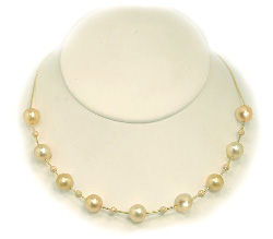 Golden South Sea Pearl Necklace