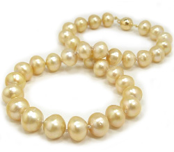 Golden South Sea Pearl Necklace