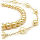 Golden South Sea Pearl Necklaces