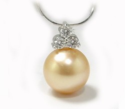 Golden South Sea Pearl Pendants