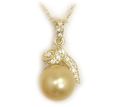 Golden South Sea Pearl Pendants