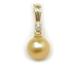 Golden South Sea Pearl Pendant