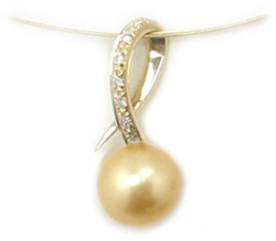 Golden South Sea Pearl Pendant