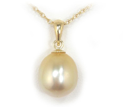 Golden South Sea Pearl Pendants