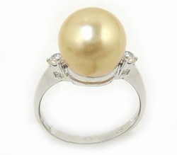 Golden South Sea Pearl Rings