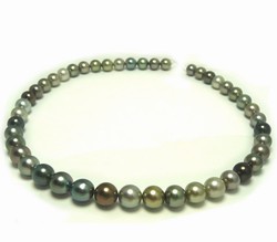 Peacock Tahitian Pearl Necklace