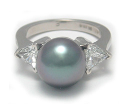 Tahitian Black Pearl Ring