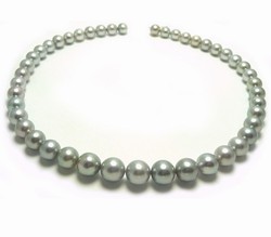 Silvery Tahitian Pearl Necklace