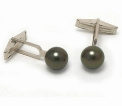 Tahitian Pearl Cuff Links