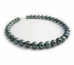 Peacock Tahitian Pearl Necklace