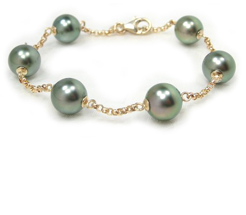 Tahitian Pearl Tincup Bracelet