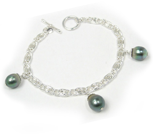 dangle Tahitian Pearl Bracelet