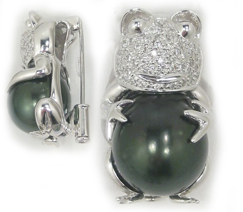 Tahitian Pearl Brooch