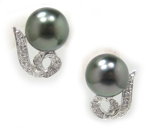 Tahitian Pearl Earrings