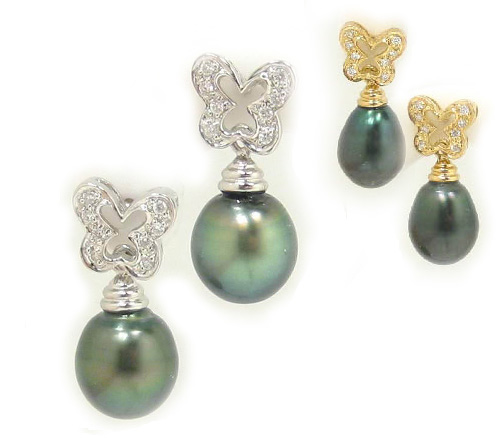 Tahitian Pearl Earrings