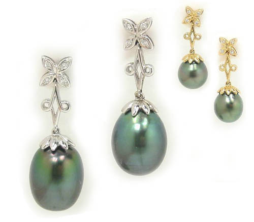 Tahitian Pearl Earrings