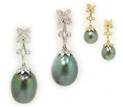 Tahitian Pearl Earrings