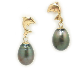 Tahitian Pearl Earrings