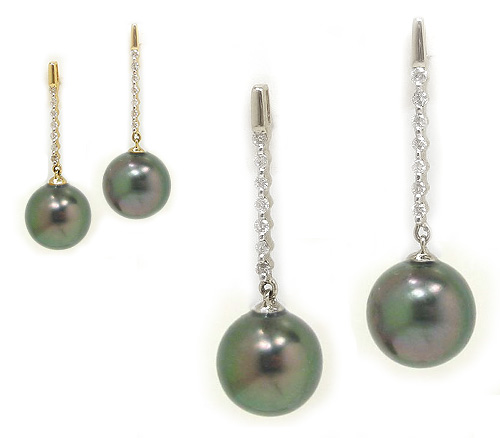 Tahitian Pearl Earrings