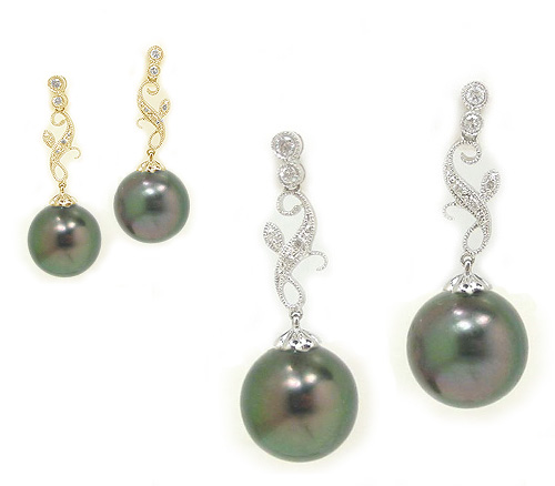 Tahitian Pearl Earrings