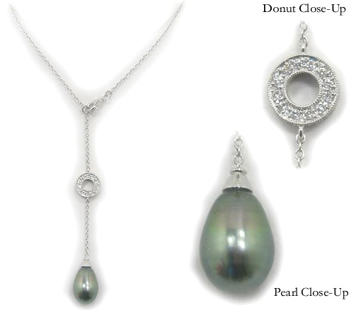 Solitaire Tahitian Pearl Necklace