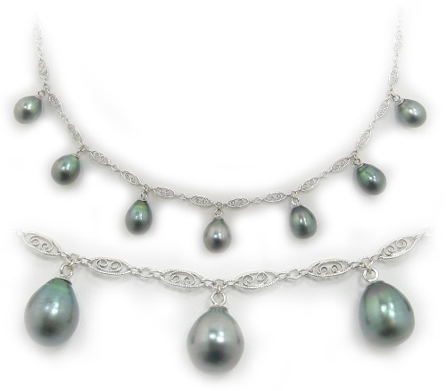 Drop Tahitian Pearl Necklace