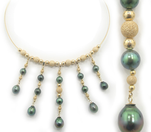 Gray Tahitian Pearl Necklace