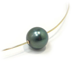 Tahitian Pearl Omega Necklace