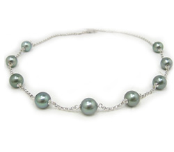 Tincup Tahitian Pearl Necklace