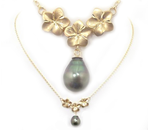 Solitaire Tahitian Pearl Necklace