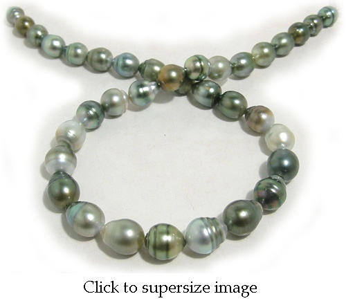 Multi Color Tahitian Pearl Necklace