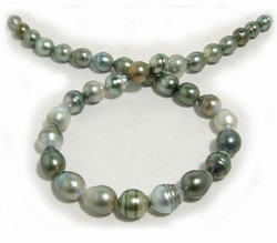 Baroque Multi Color Tahitian Pearl Necklace