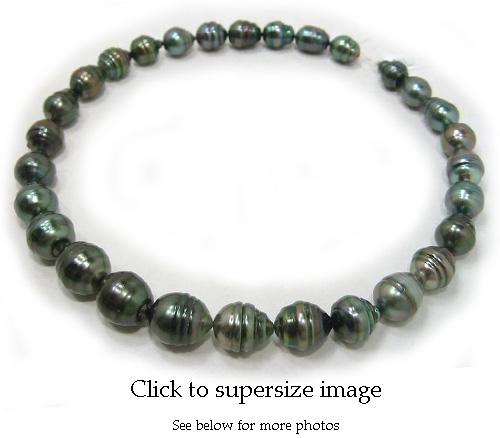 Multi Color Tahitian Pearl Necklace