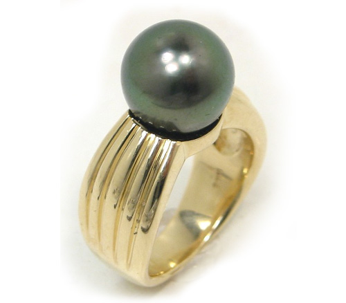 Heavy Tahitian Pearl Ring