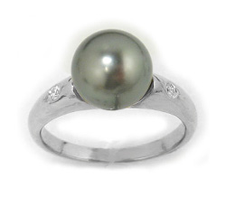 18k Tahitian Pearl Ring