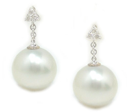 White South Sea Pearl Earrings