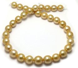 Gold Pearl Necklace