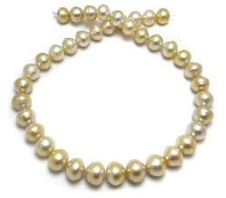 Gold Pearl Necklace